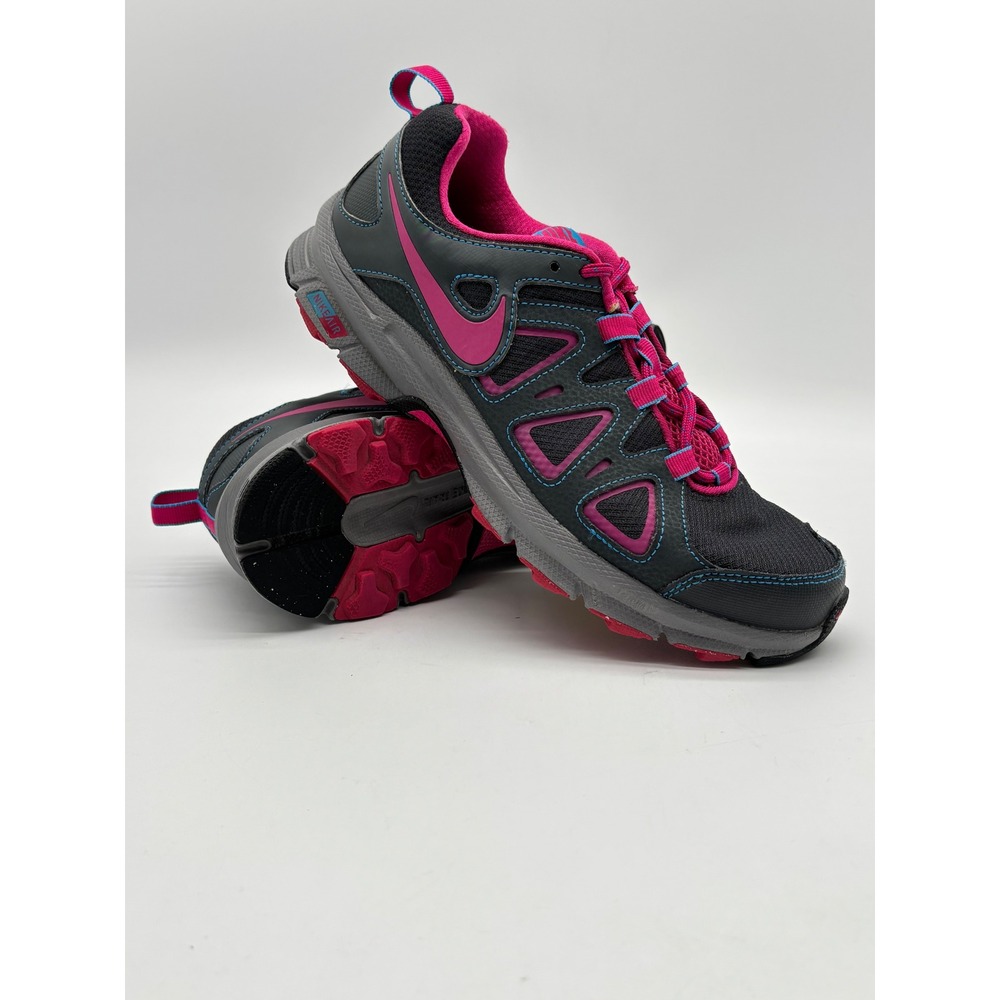 Nike Air Alvord 10 Womens Trail Running Shoes Grey Pink 512038-005 Size 9.5